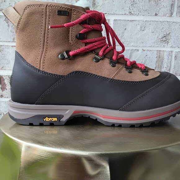 UGG Women's Brecken Lace Up Chestnut Suede Waterproof Boots 1158221 Size 8 New - Picture 1 of 7
